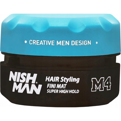 Nishman M4 Matte Finish matný vosk na vlasy 100 ml