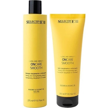 Selective Professional Заглаждащ шампоан и балсам за суха и непокорна коса Selective On Care Smooth