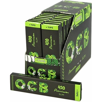 OCB Slim Premium papírky s filtry 32 ks – Zboží Dáma