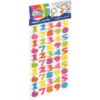 Стикери релефни Fiorello GR-NP140 цифри (GR-NP140)
