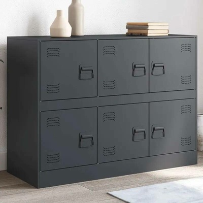 vidaXL 11461.841795 příborník antracitový 99 x 39 x 73 cm ocel