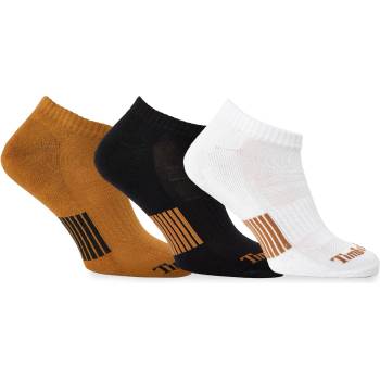 Timberland Чорапи Timberland Men's 3P DbLogo NShow Invisible Socks - Wheat