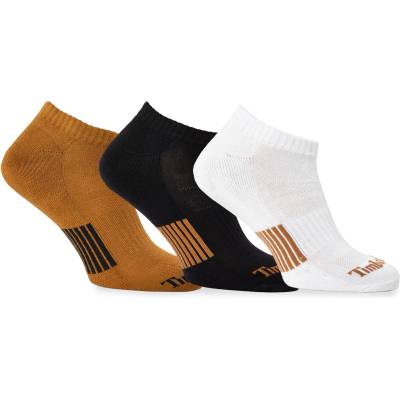 Timberland Чорапи Timberland Men's 3P DbLogo NShow Invisible Socks - Wheat