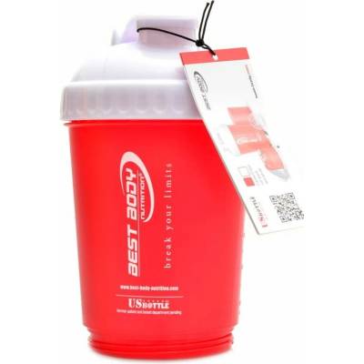 Best Body nutrition Shaker US bottle - červeno bílý