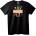 NOONEBRAND Тениска Хелоуин и коледен ужас - 2XL, Black