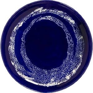 Serax Feast чиния за закуска на точки, 19 см, тъмносиньо-бяла (B8921004I)