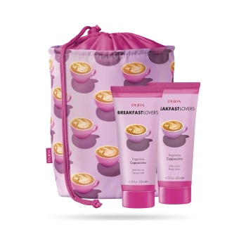 PUPA Breakfast Lovers -КОМПЛЕКТ ЗА ЛЮБИТЕЛИТЕ НА ЗАКУСКА 1 Мляко за душ и мляко за тяло