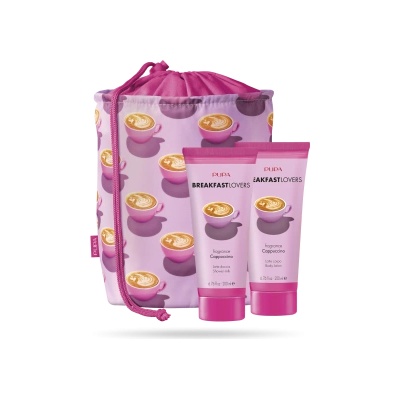 PUPA Breakfast Lovers -КОМПЛЕКТ ЗА ЛЮБИТЕЛИТЕ НА ЗАКУСКА 1 Мляко за душ и мляко за тяло