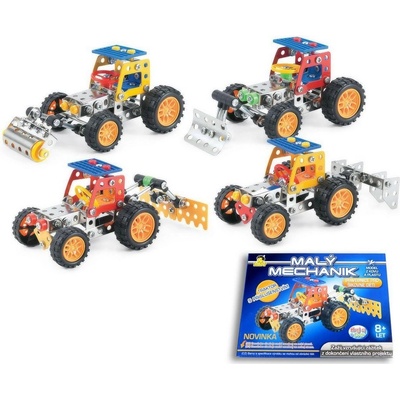 MADE Malý mechanik traktor s pluhem model 462