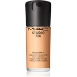 MAC Cosmetics Studio Fix Fluid SPF 15 24HR Matte Foundation + Oil Control матиращ фон дьо тен SPF 15 цвят NC20 30ml