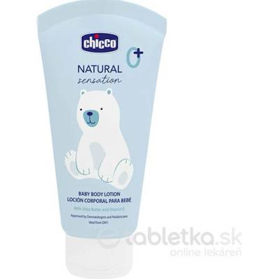 Chicco Natural Sensation Baby telové mlieko pre deti od narodenia 0+ 150 ml