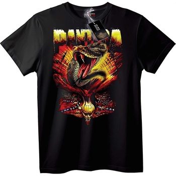 NOONEBRAND Тениска с Череп и Змия DAMN - 5XL, White
