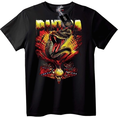 NOONEBRAND Тениска с Череп и Змия DAMN - 5XL, White