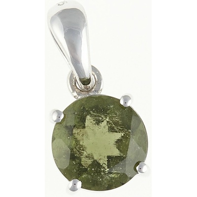 My Moldavite Stříbrný přívěsek s vltavínem 109