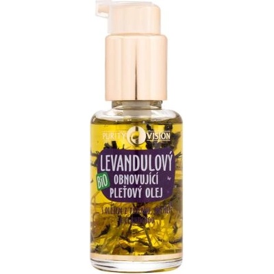 PURITY VISION Lavender Restorative Bio Skin Oil успокояващо и регенериращо масло за лице 45 ml унисекс