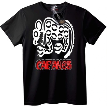 NOONEBRAND Тениска Caifanes с племенен дракон - 7XL, Black