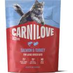 CARNILOVE Active Cat Сьомга и пуйка за възрастни котки от големи породи 400 г