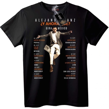 NOONEBRAND Тениска Alejandro Sanz Турне в Мексико - 7XL, White