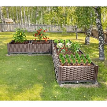 Garden King Modulární vyvýšený záhon MULTIFLEX 22 VZM95 240 x 40 x 22 cm