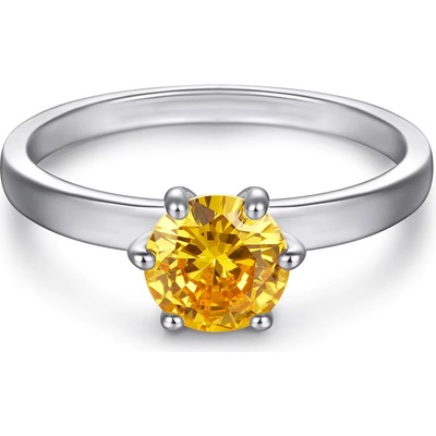 Lunica Stříbrný zásnubní prsten LEMON 0918 6