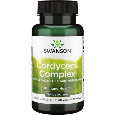 Swanson Cordyceps Complex, 600 mg, 60 капсули, Swanson