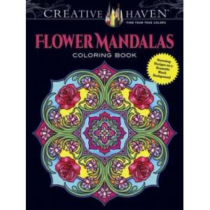 Creative Haven Flower Mandalas Coloring Book | Marty Noble (2016)