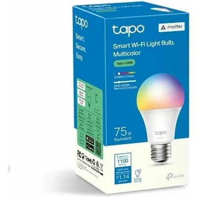 TP-Link Chytrá žárovka Tapo L535E E27, 8,7W, 230V, přes IP, stmívatelná, 2700K až 6500K