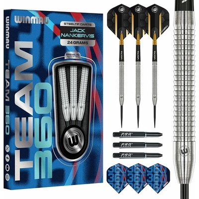 Winmau Team 360 Jack Nankervis 90% 24g steel