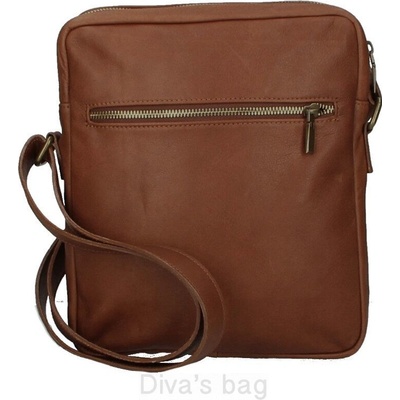 FashionM.cz Cork and Leather Butique Prague crossbody kabelka Beato Brown