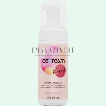 Inebrya Тонизиращ мус с реминерализиращ ефект 150 мл. Ice Cream Keratin Toning Mousse (0226318)