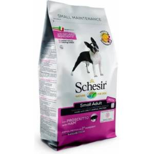 Schesir Adult Small Proshuto -за израстнали кучета от малки породи , с шунка