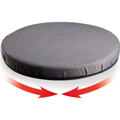 Road Star Rotačný sedák čierny 39 x 5 cm