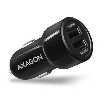 AXAGON PWC-5V5, SMART nabíječka do auta, 2x port 5V-2.4A + 2.4A, 24W - PWC-5V5
