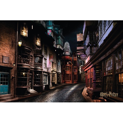 Plagát, Obraz - Harry Potter - Šikmá ulička, 91.5 × 61 cm