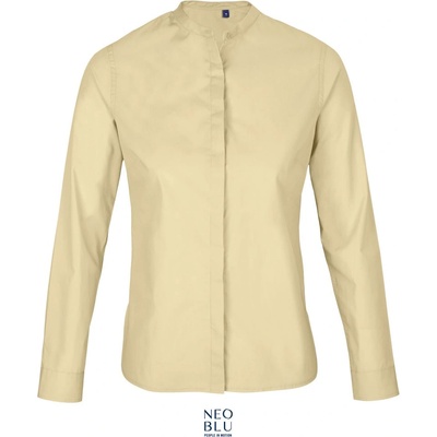 Neoblu 3787 bart women / Дамска риза с дълъг ръкав от поплин - бежова s (24378712501)