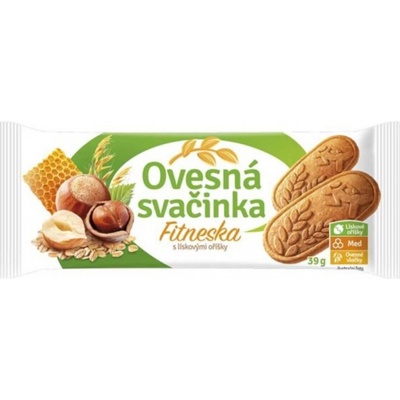 Fammilky Ovesná svačinka Fitneska s Lískovým oříškem 39 g