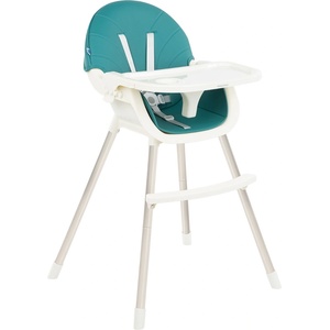 KikkaBoo Стол за хранене 2в1 KikkaBoo - Nutri Steel, Petrol Green (31004010138)