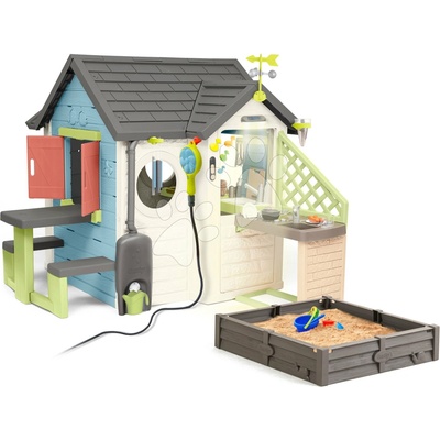 Smoby Domček s obchodom a reštauráciou s pieskoviskom Chef House Life s meteorologickou sadou
