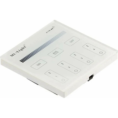 GTV Nástěnný dotykový RF ovladač MONO 4-zónový pro LED pásky LD-KONML-MONO-PAN