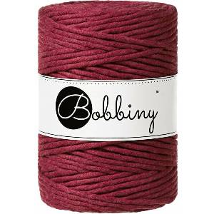 Bobbiny Macrame Cord 5 mm 100 m Wine Red юта (MX-E092)