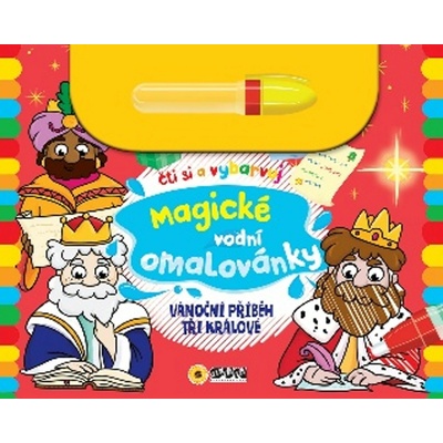 Vánoční příběh Tři králové Magické vodní omalovánky