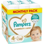 Pampers Пелени Pampers Premium Care - Размер 4, 9-14 kg, 188 броя (1100051057) - ozone