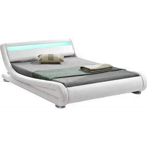  Тапицирано легло Filida за матрак 180x200 см с Led осветление