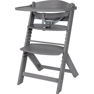 KikkaBoo Дървен стол за храненe Nordy Dark Grey (31004010187)