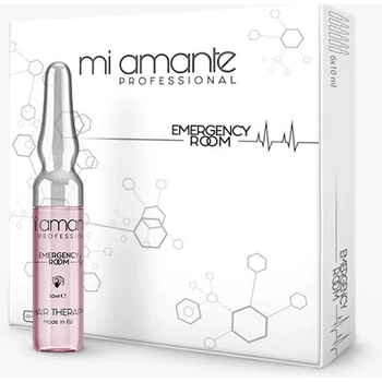 Mi Amante Възстановяващи ампули за третирана коса Mi Amante Emergency Room Ampoules 6x10ml