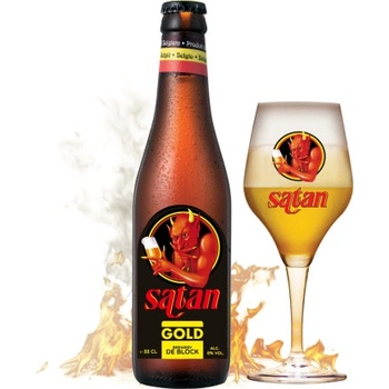 Satan Gold 17 belgické 8% 0,33 l (sklo)