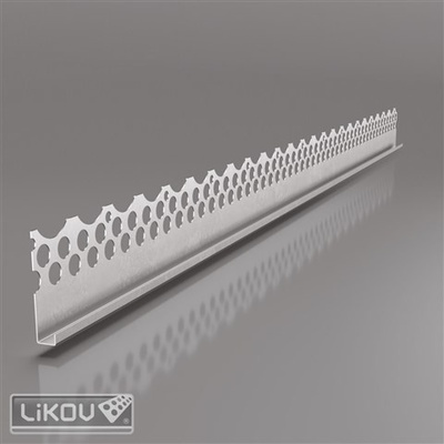 LIKOV Lišta ukončovací CATNIC PZ-UC pro omítky tl. 6mm délka 2,5m