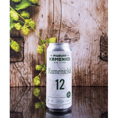Kamenice nad Lipou Kamenická 12° 0,5 l (plech)