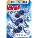 Dezinfekční prostředky na WC Bref Blue Aktiv Chlorine WC blok 3 x 50 g