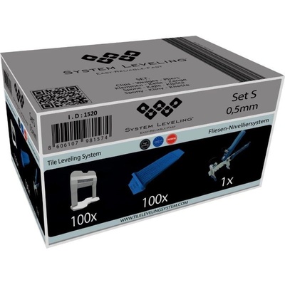 System Leveling SL1520 aplikační nivelační SET 100/100/1 - 0,5mm, karton